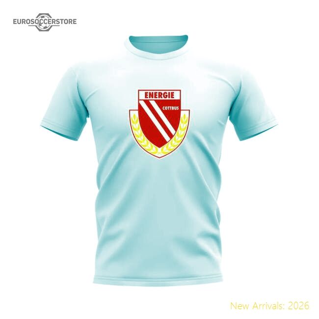 First-class Energie Cottbus Badge T-shirt (white) - Premium Collection