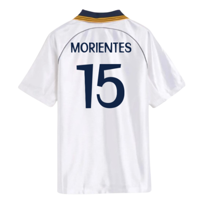 1998-2000 Real Madrid Reissue Home Jersey (morientes 15)