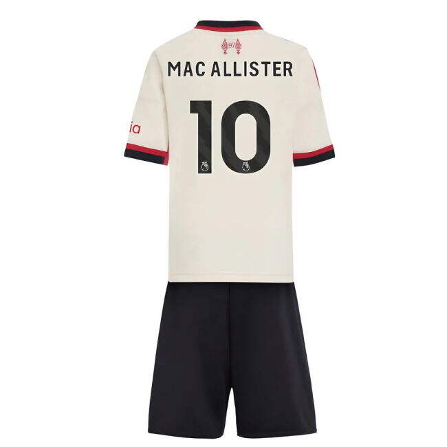 2025-2026 Liverpool Away Mini Kit (Mac Allister 10)