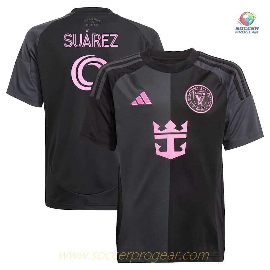 Inter Miami Away Children Football Jersey 2025 Suarez