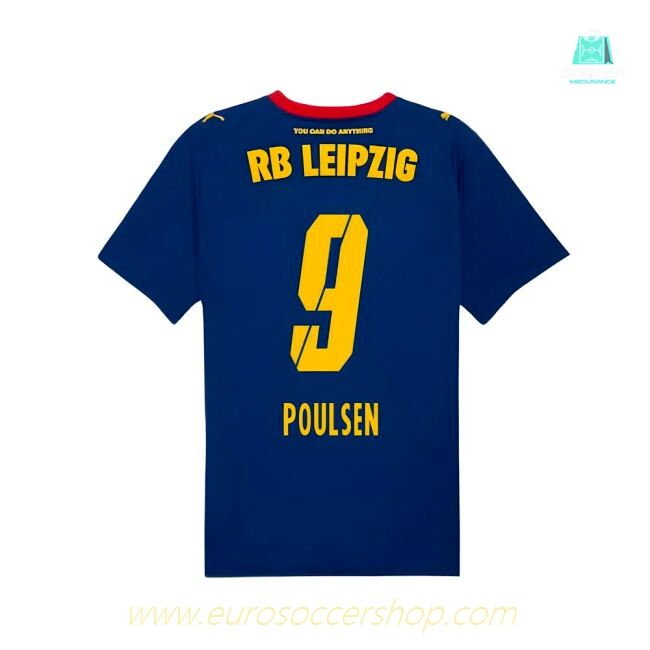 2025-2026 Red Bull Leipzig Away Shirt (Poulsen 9)