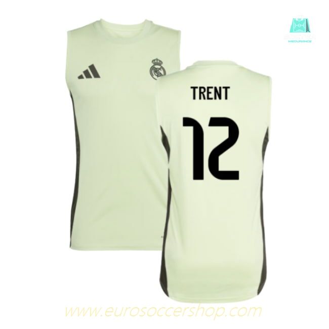 2025-2026 Real Madrid Sleeveless Training Jersey (Almost Lime) (Trent 12)