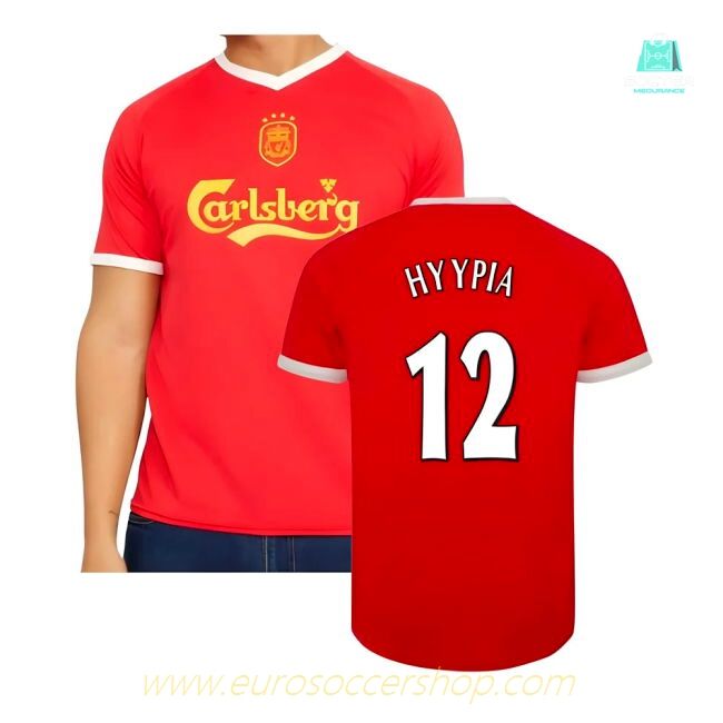 2001-2003 Liverpool Retro Euro Home Shirt (HYYPIA 12)