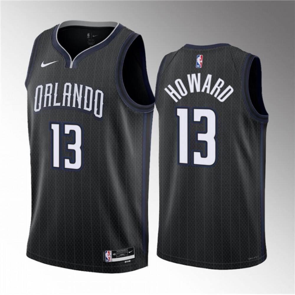 Fan Favorite Premium Men's ORL #13 Jett Black Basketball Jersey