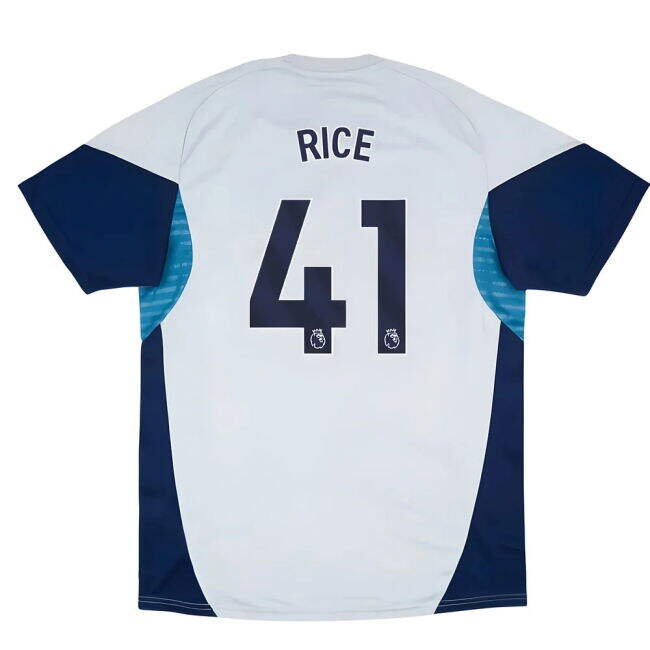 2025-2026 Arsenal Training Shirt (Grey Two) (Rice 41) (Fan Favorite)