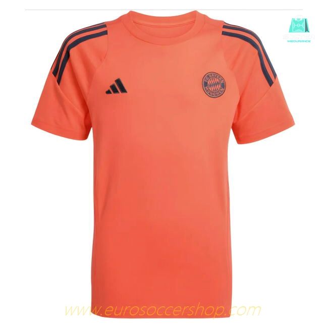 2025-2026 Bayern Munich Training Tee (Easy Coral) - Kids (Lewandowski 9)