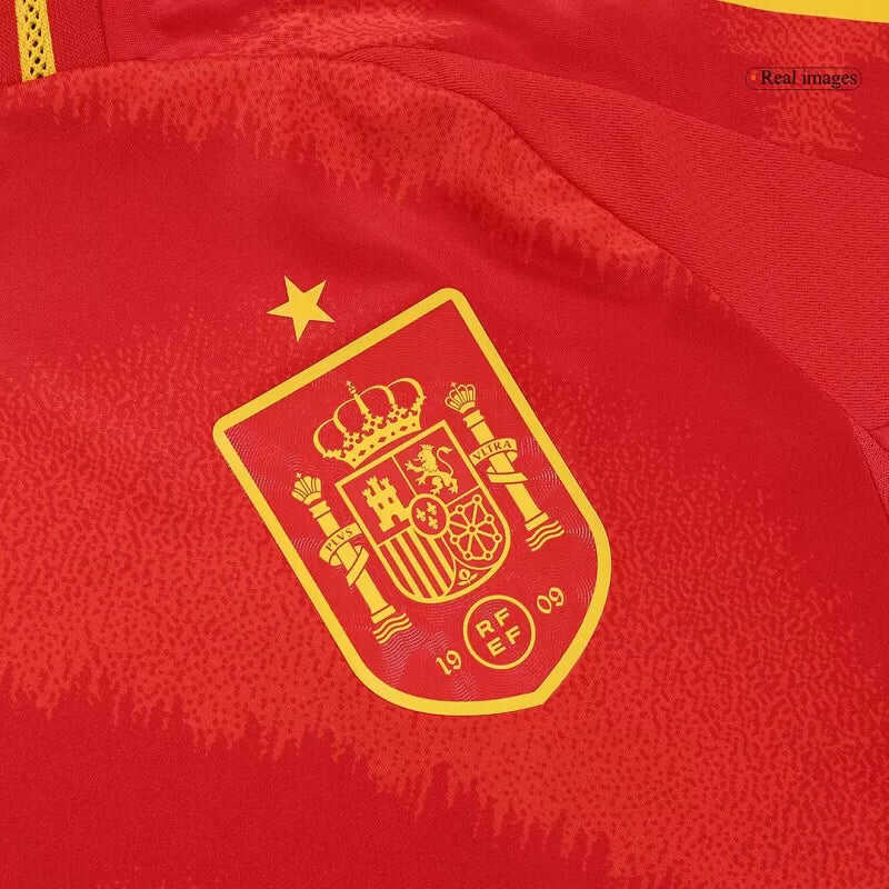 Player Version Spain Home Soccer Jersey Euro 2024 Authentic Kit