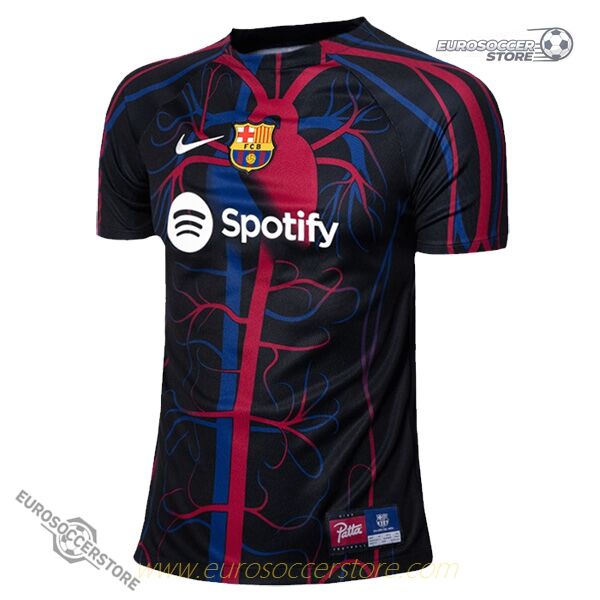 Barcelona's Collaborative Jersey with Patta for the 23-24 Season