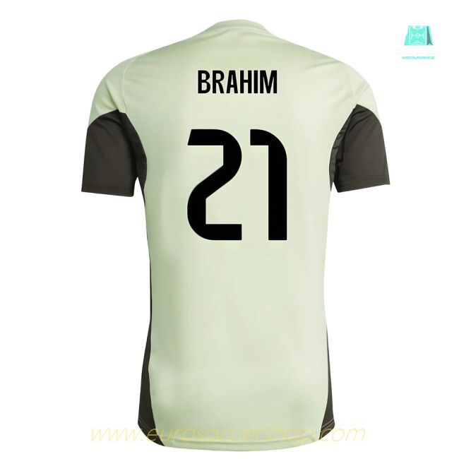 2025-2026 Real Madrid Training Jersey (Almost Lime) (Brahim 21)