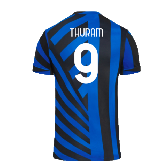 2024-2025 Inter Milan Home Football Shirt (Thuram 9) | Comfortable