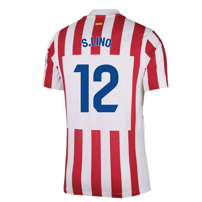 2025-2026 Atletico Madrid Authentic Home Shirt for (Unisex