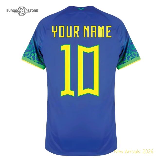 Durable Football Brazil Jersey - Vintage 2022-2023 Timeless