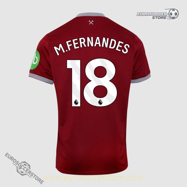 West Ham United 25-26 Season Home Jersey M.FERNANDES #18