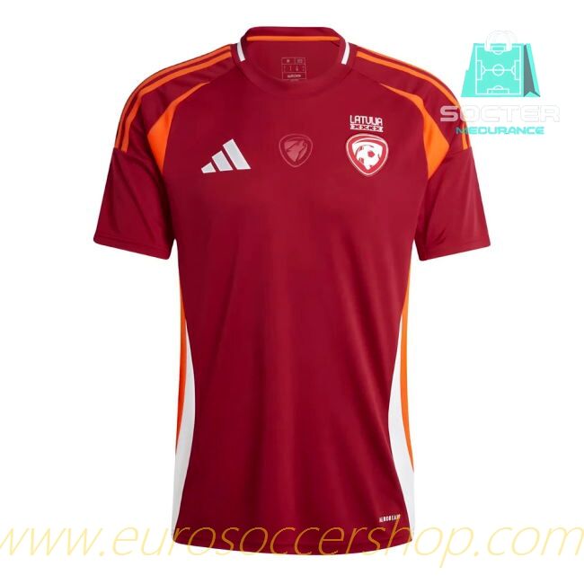 Authentic 2024/25 Campaign Latvia Home Football Shirt