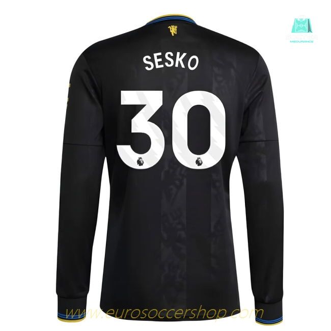 2025-2026 Man Utd Long Sleeve Third Shirt (Sesko 30)