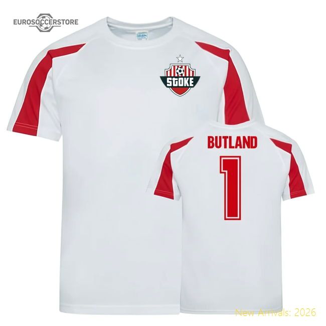 Official Jack Butland Stoke City Sports Training Jersey (white)
