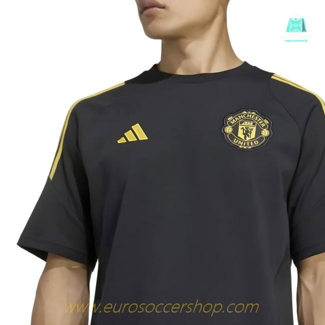 2025-2026 Man Utd EU Training Tee (Black)