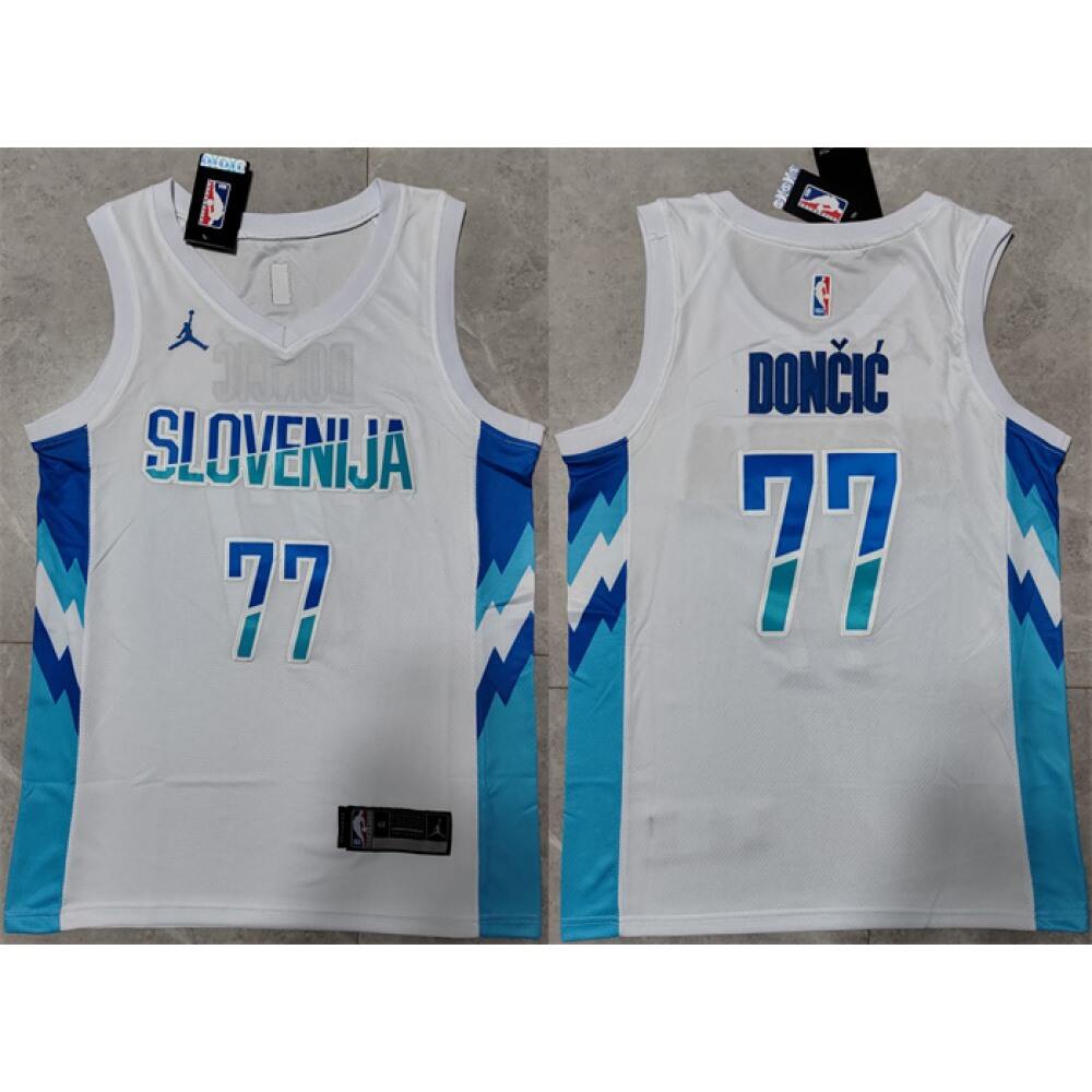 Official Jersey Dallas Mavericks 77 - White - Fan Favorite