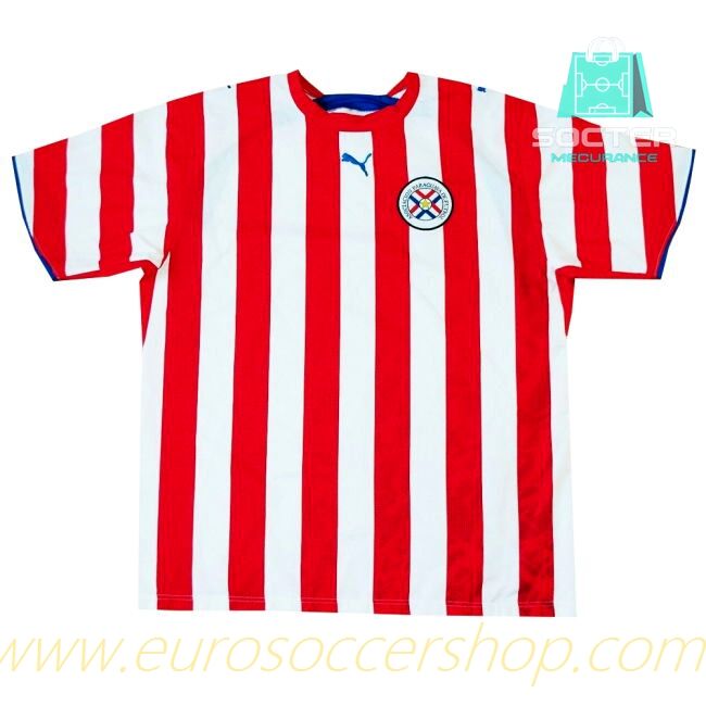 2006-2007 Paraguay Home Football Shirt (Custom)