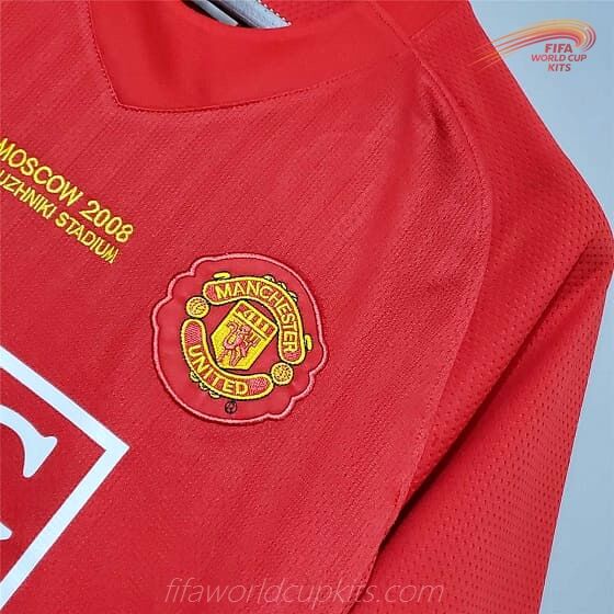 Manchester United Home Game Football Shirt 07 to 08