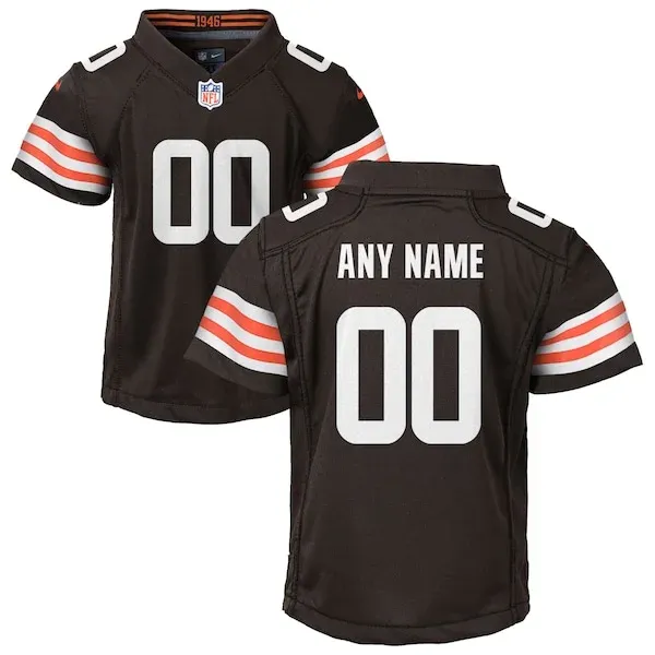None Game NFL Jersey - Brown | Durable Football Apparel | NFL Football