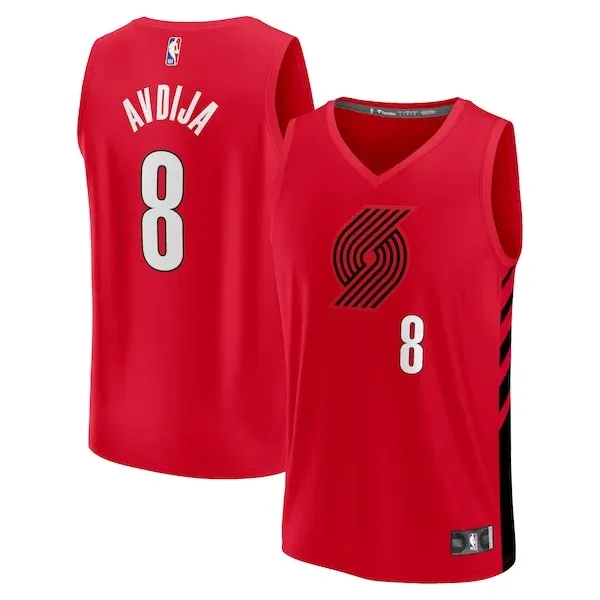 Deni Avdija POR Fast Break Jersey - genuine NBA - Red sports