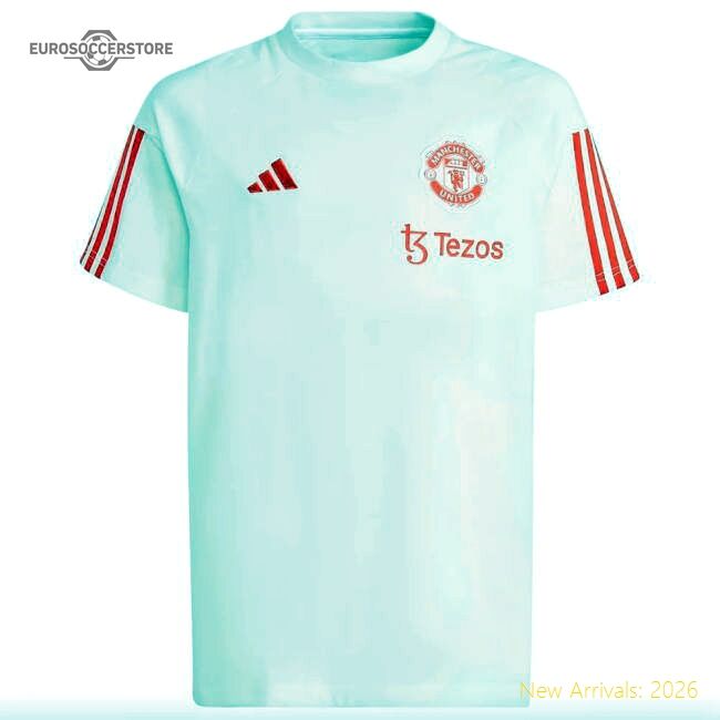 Official 2023-2024 Man Utd Training Tee (white) - Kids (ronaldo 7)