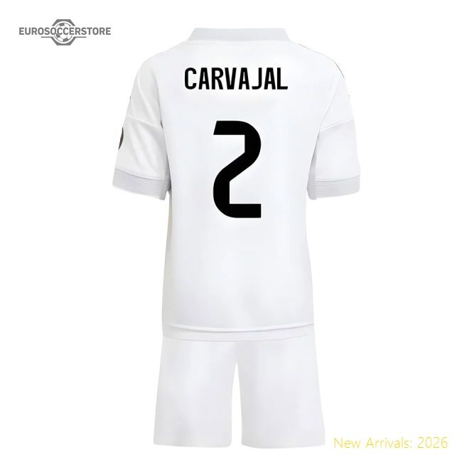 2025-2026 Real Madrid Home Mini Kit (carvajal 2) - Great Value