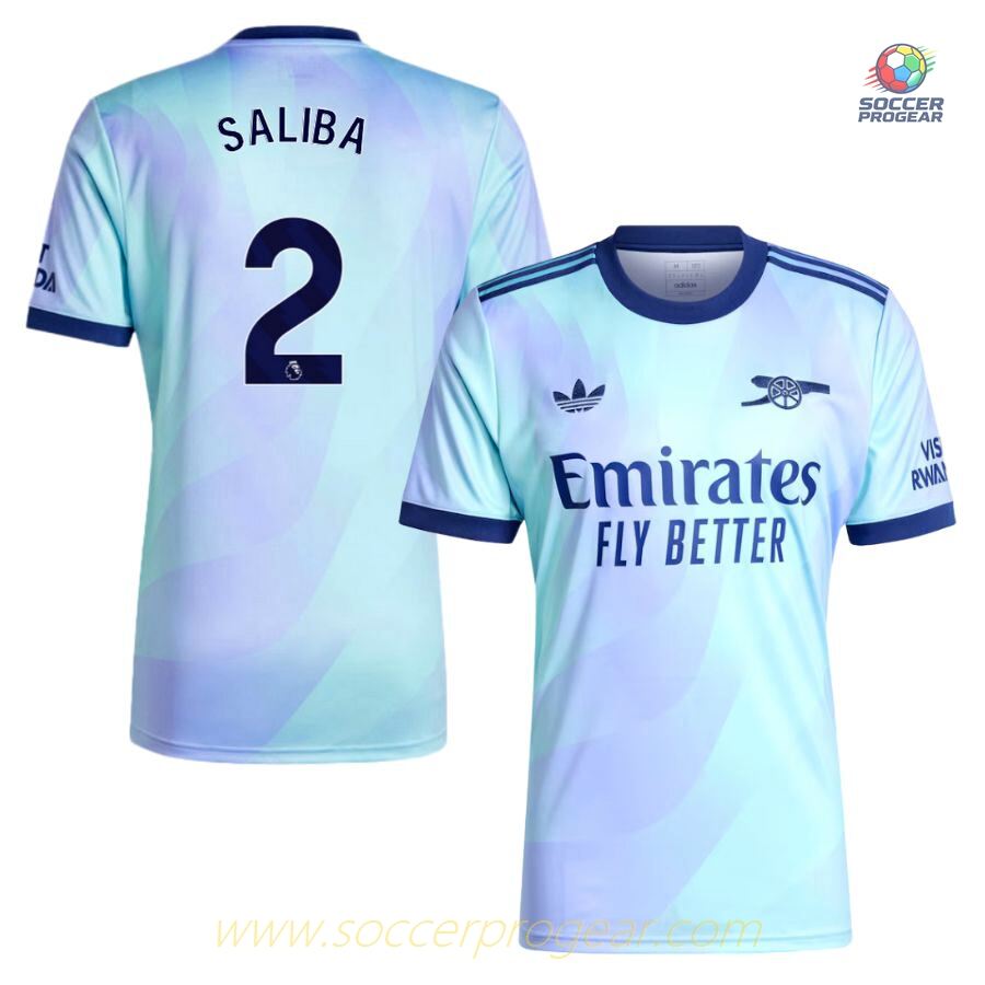 Arsenal Third Shirt 2024-2025 Season Saliba