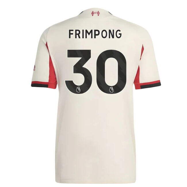 2025-2026 Liverpool Authentic Away Kit (Frimpong 30)
