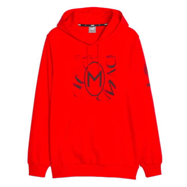 Excellent Rossoneri Hooded Sweatshirt Rafael Leão #17 Licensed P (v3)