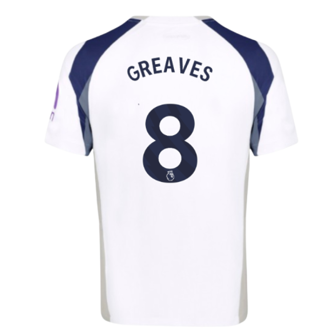 2025-2026 Tottenham Hotspur Home Shirt (Greaves 8) - premium