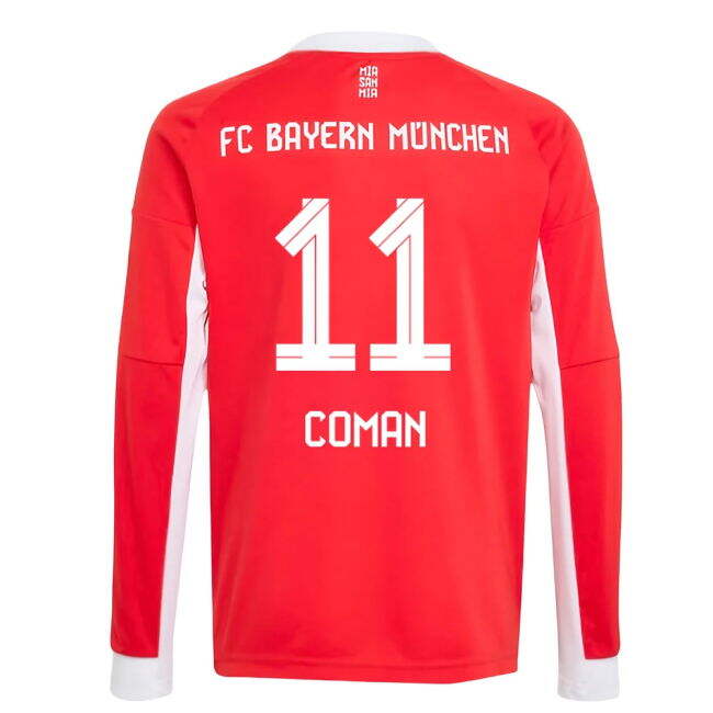 2025-2026 Bayern Home Shirt - Kids (Coman 11) Reinforced Seams