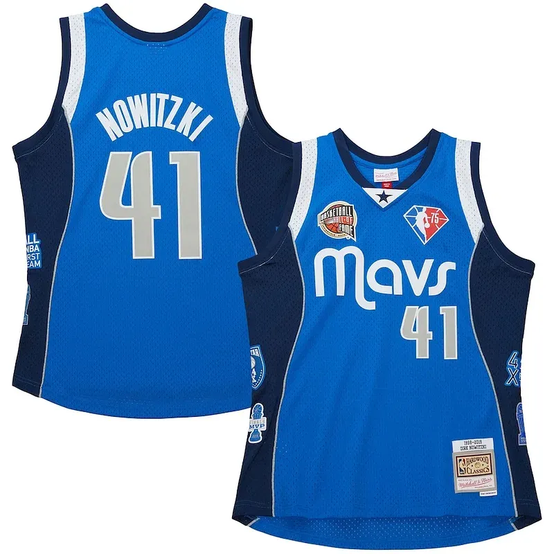 Dirk Nowitzki DAL Swingman Jersey - genuine NBA - Blue casual