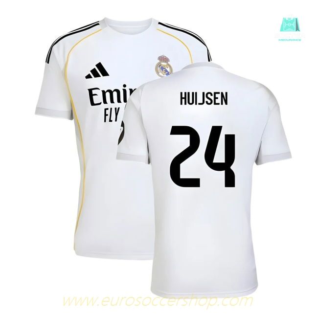 2025-2026 Real Madrid Home Shirt (Huijsen 24)