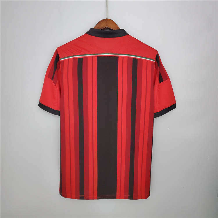 Genuine Moisture Wicking AC Milan 1415 Retro Home Shirt