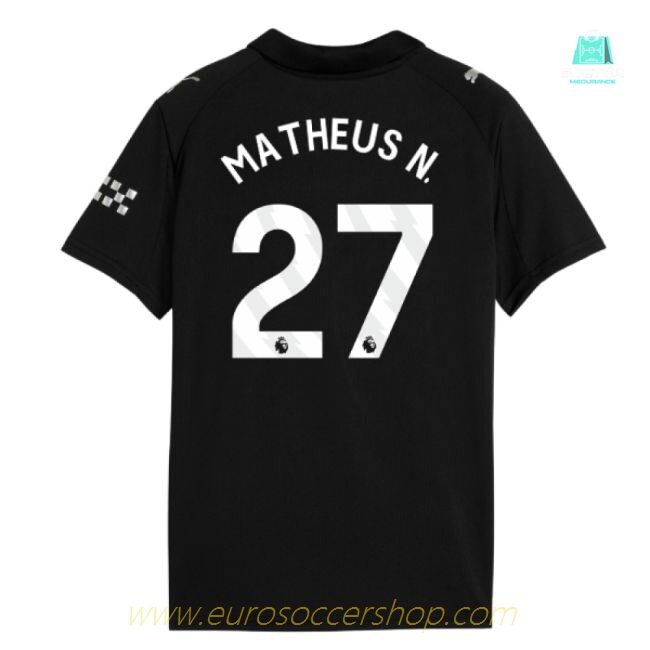 2025-2026 Man City Away Mini Kit (Matheus N. 27)