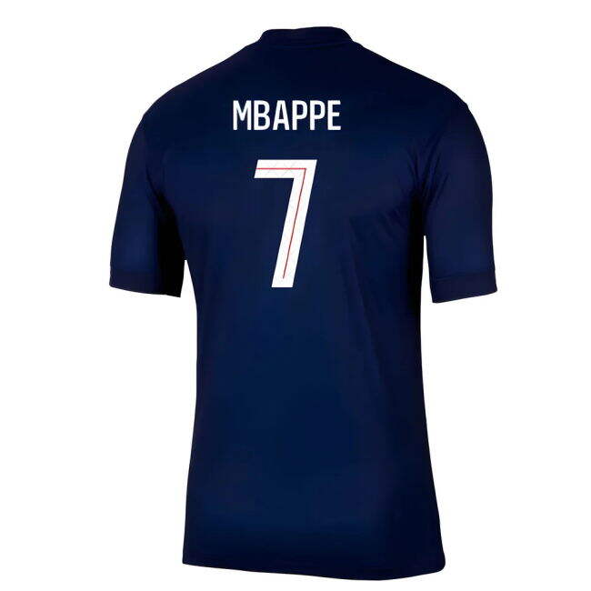 Official Licensed Psg Mbappe #7 Updated Design Devoted Football Kit