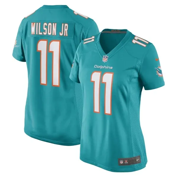 None Game Football Jersey - Aqua M | team apparel | NFL Football