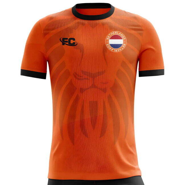 Holland National Team High Performance Home Player Jersey