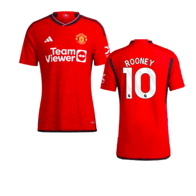 Pro Series Loyal Football Man Utd Authentic Home Shirt Rooney #10 ...