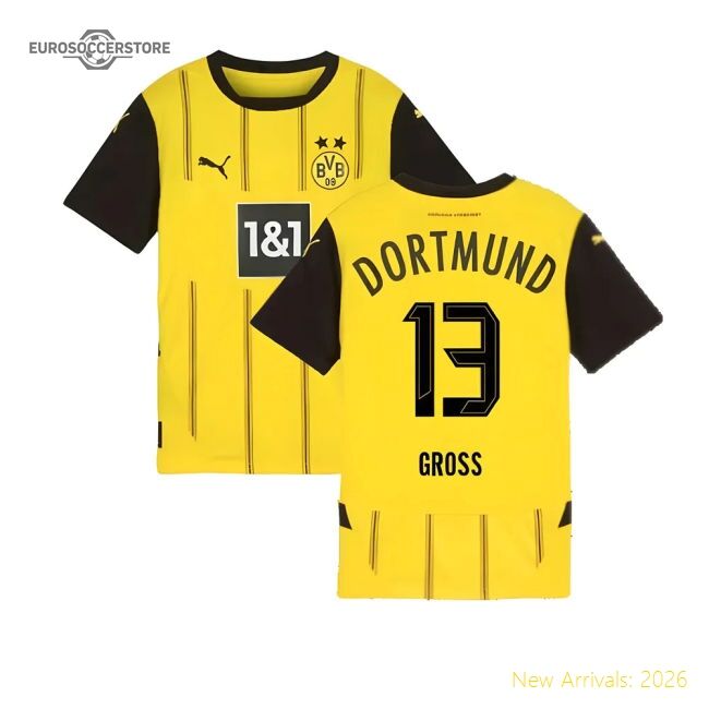 2024-2025 Borussia Dortmund Home Shirt (kids) (gross 13)