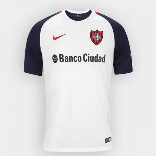 Advanced Fabric San Lorenzo Away 201718 White Soccer Jersey Shirt