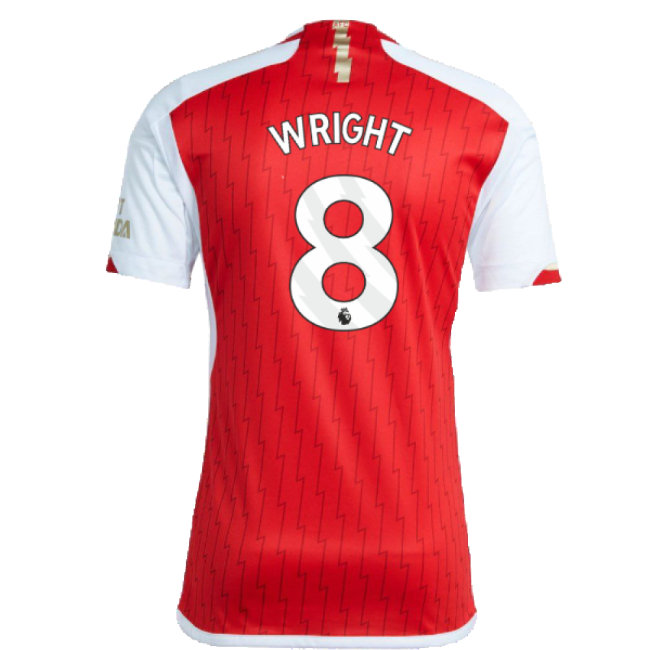 Men's Arsenal 2023-24 Home Shirt (XXLB) (Wright 8) (Excellent)