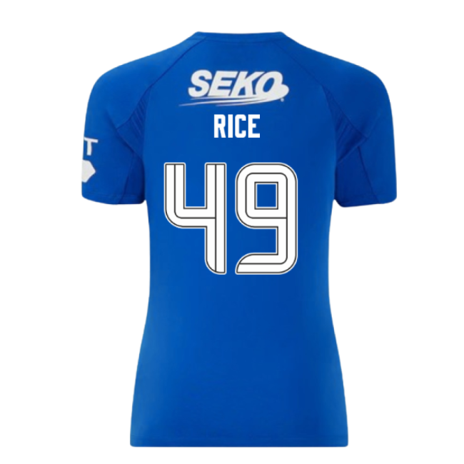 Official Licensed Enthusiastic Rangers Fc Rice #49 2024-2025 Season...