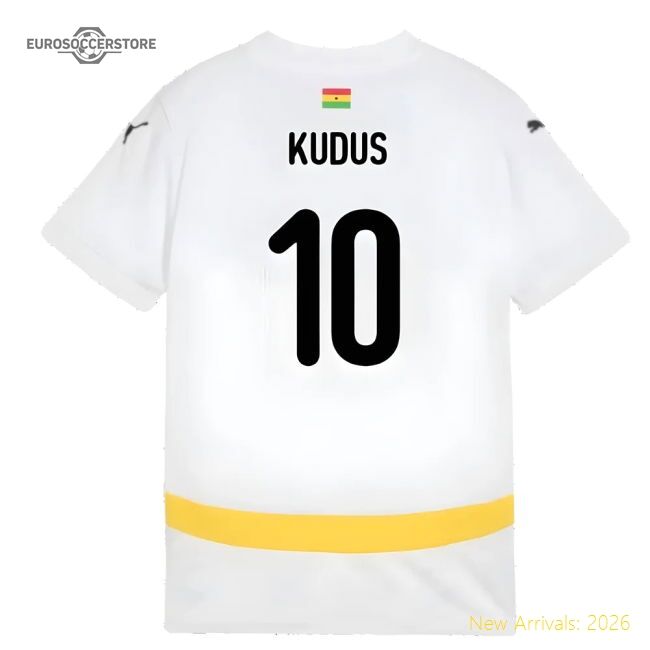 Ghana Kids 20242025 Home Authentic Jersey Contemporary
