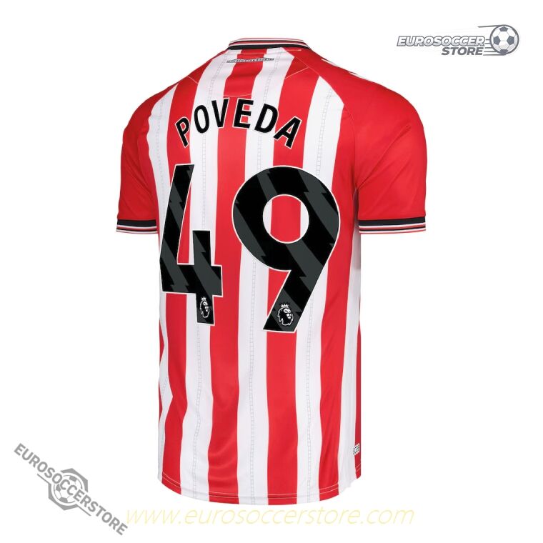 Sunderland 25-26 Home POVEDA 49 Football Jersey