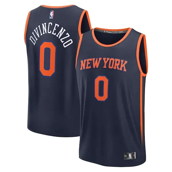 Donte DiVincenzo NYK Replica Jersey - genuine modern - Navy athletic