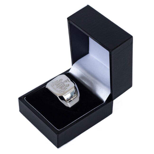 Newcastle Certified Newcastle United FC Square Signet Ring Small