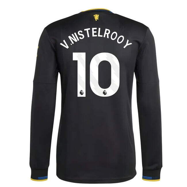 Devoted Football Man Utd Authentic Long Sleeve Third Shirt V Niste...